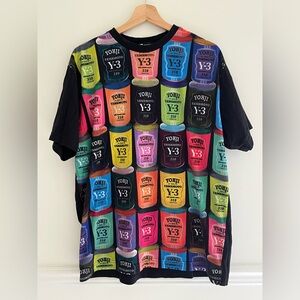 Y-3 Yohji Yamamoto Campbell soup spoof tee